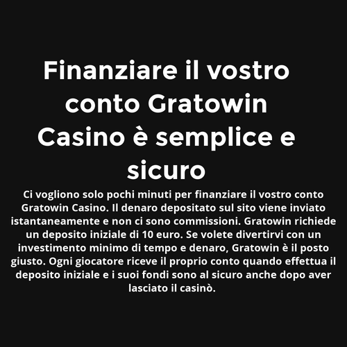 Gratowin Casino