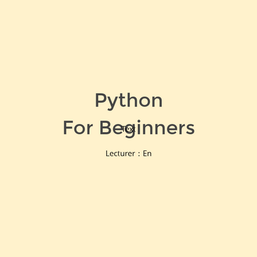 Python for beginners