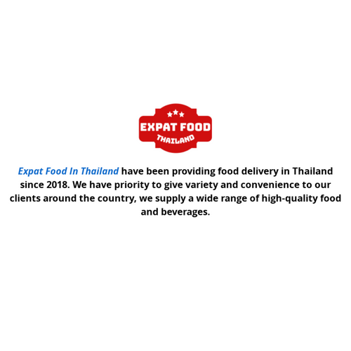 Expat Food Delivery Thailand | Expat Food In Thailand