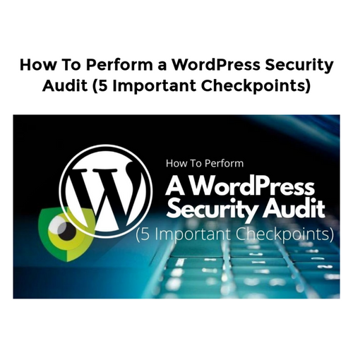 How To Perform a WordPress Security Audit (5 Important Checkpoints)