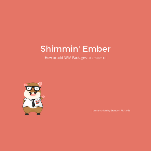 Adding NPM packages into ember