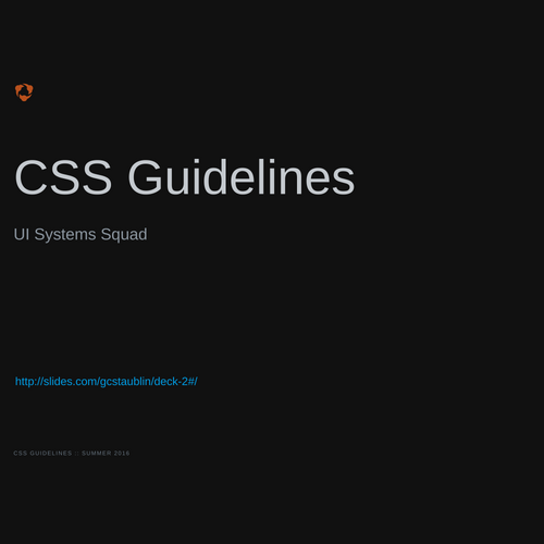 CSS Guidelines