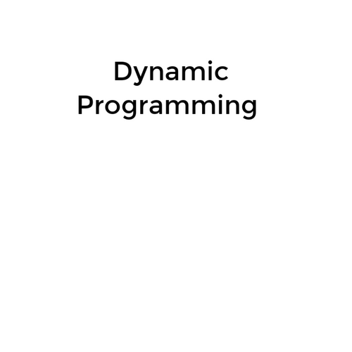 Dynamic Programming