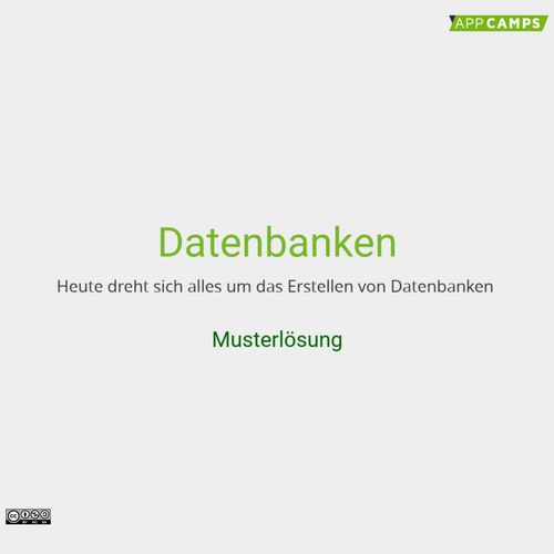 Datenbanken musterl sung sitzung 4