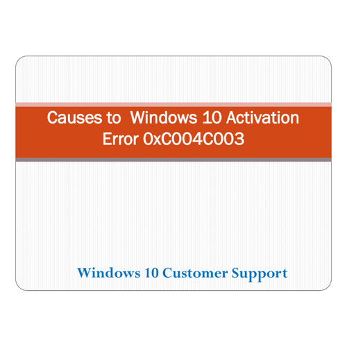 Windows 10 customer support