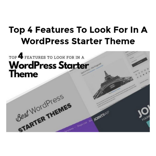 Top 4 Features To Look For In A WordPress Starter Theme