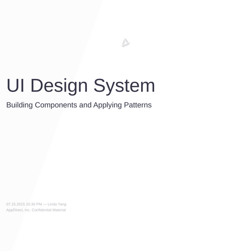 UI Design System: Building Components and Applying Patterns