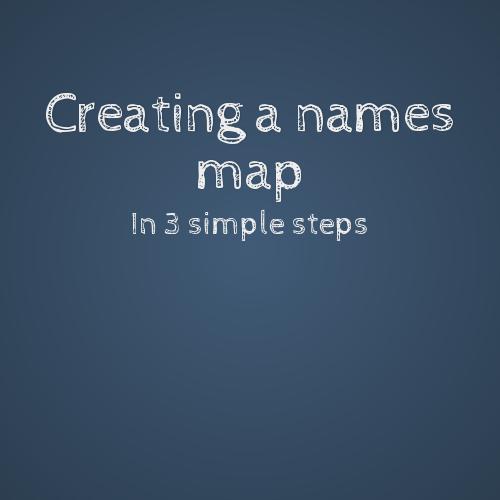 Creating a names map