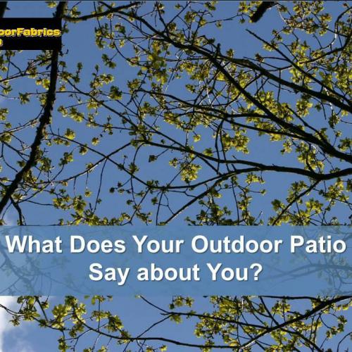 What Does Your Outdoor Patio Say about You?