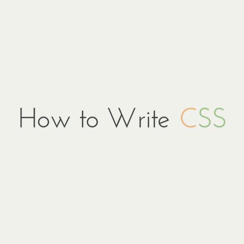How to Write CSS image.