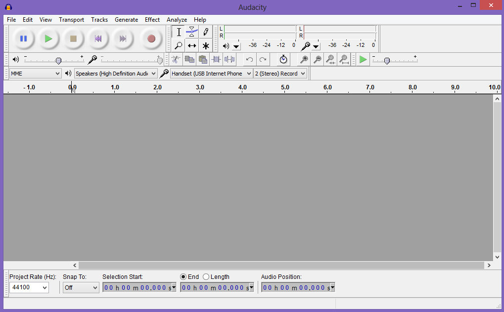 Audacity Screenshots